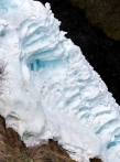 Smutný pohled alpského ledovce | fotografie