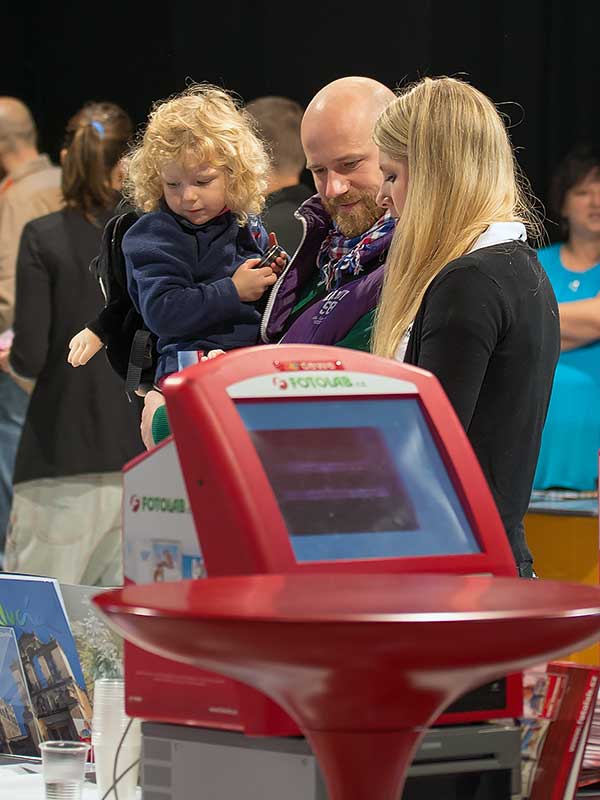 Samoobslužný kiosek na tisk fotografií